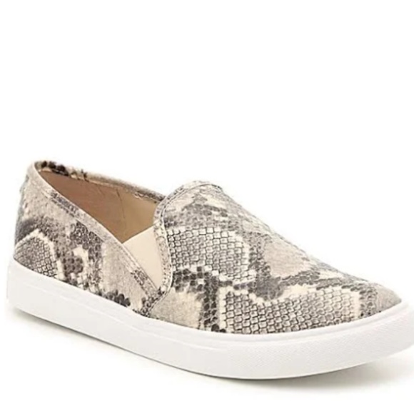 steve madden snakeskin slip on sneakers